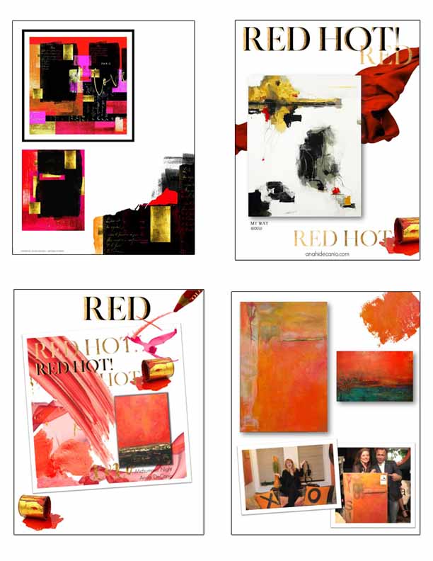 Anahi DeCanio Casa Enie Color Inspiration - Red Hot