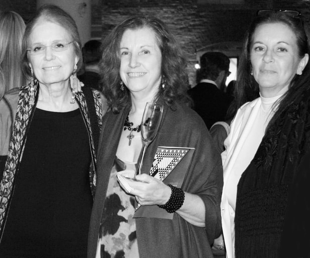 Gloria Steinem and Anahi DeCanio at Brooklyn Museum Picture